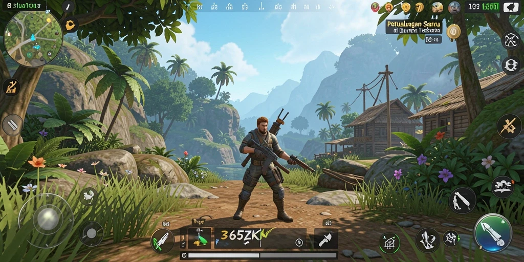 Tampilan menakjubkan dari gameplay Open World di 365ZK.