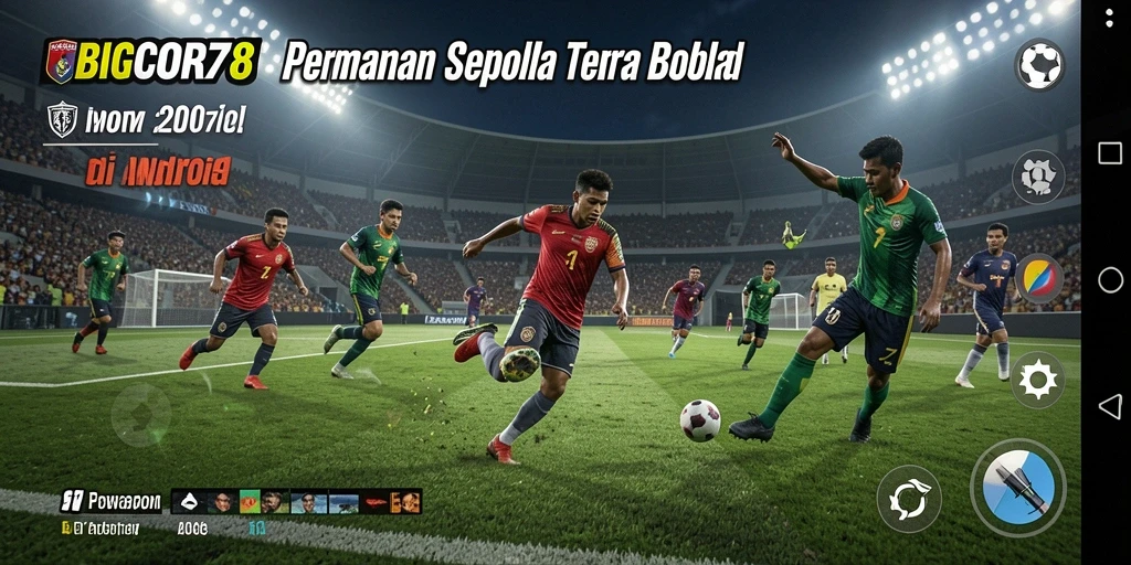 Tampilan gameplay seru dan mendebarkan di BIGCOR78.