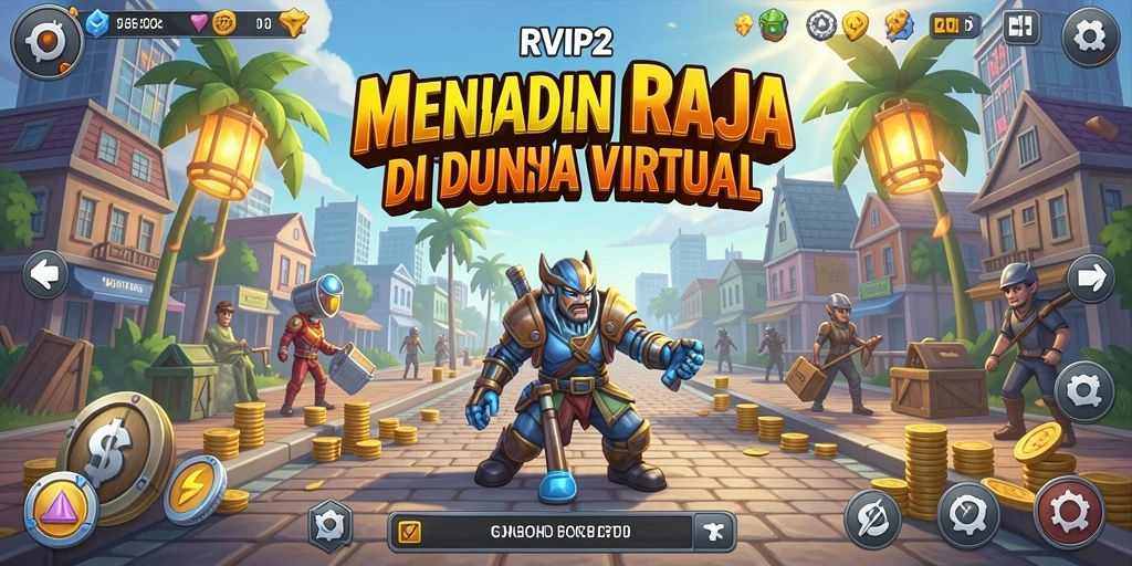 Tampilan gameplay menarik dengan berbagai aktivitas bisnis Tycoon.