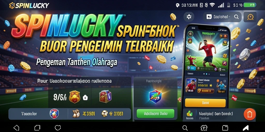 Tampilan antarmuka SPINLUCKY yang menarik saat melakukan taruhan olahraga.